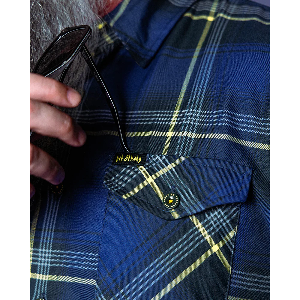 Def Leppard x Dixxon Adult Flannel - Image 3