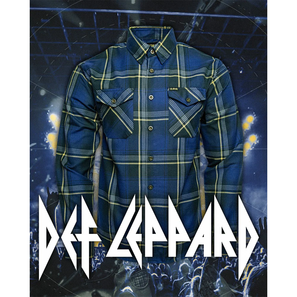 Def Leppard x Dixxon Adult Flannel - Image 6