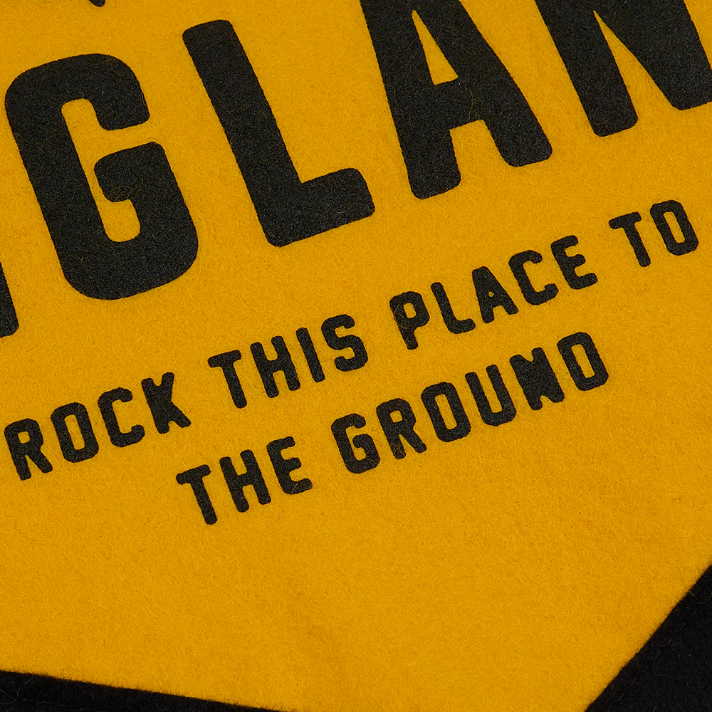 Def Leppard X Oxford Pennant Rock This Place to The Ground Felt Camp Flag - Image 3